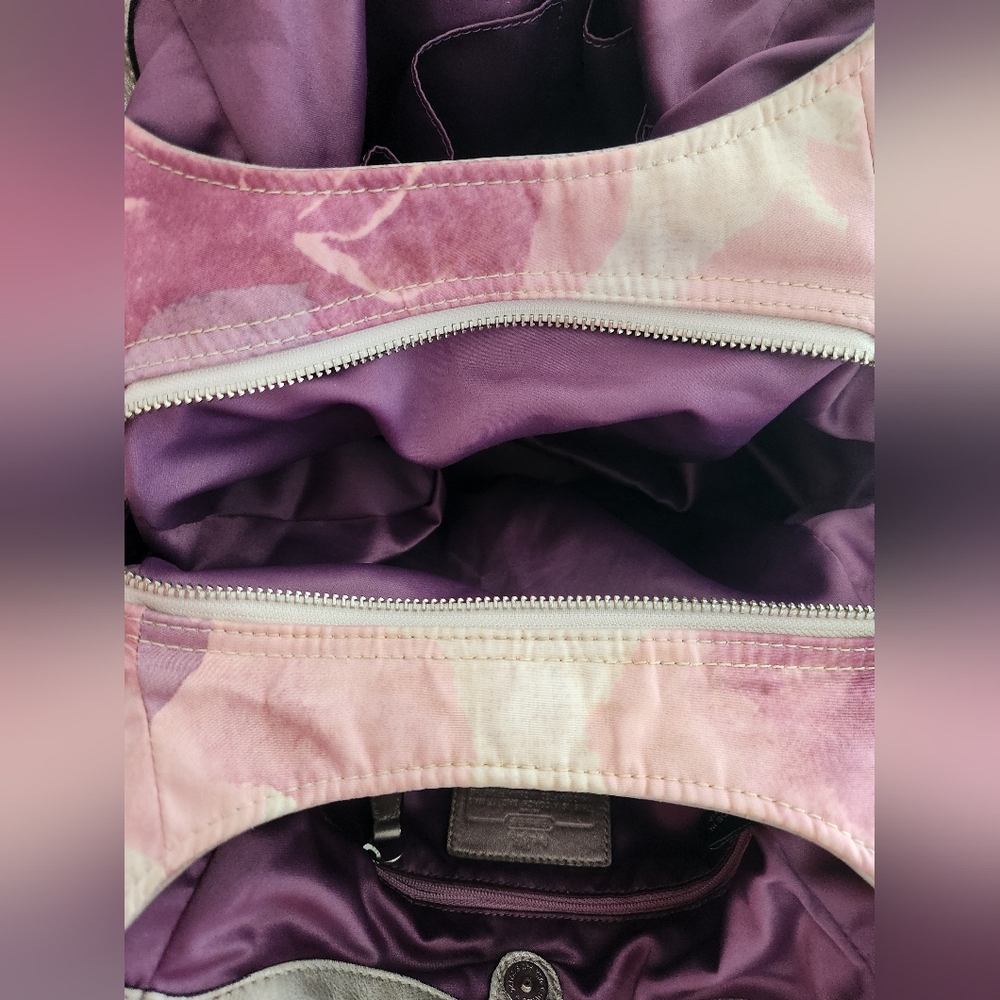 Coach Madison Maggie Hobo Satchel With Stunning Colors. Beautiful Florals! - Picture 15 of 15